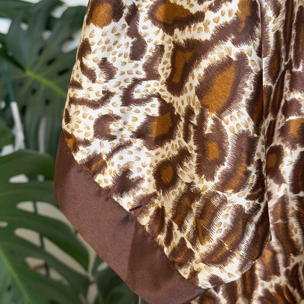 Vintage Leopard/Cheetah Duster Robe - Picture 4 of 8